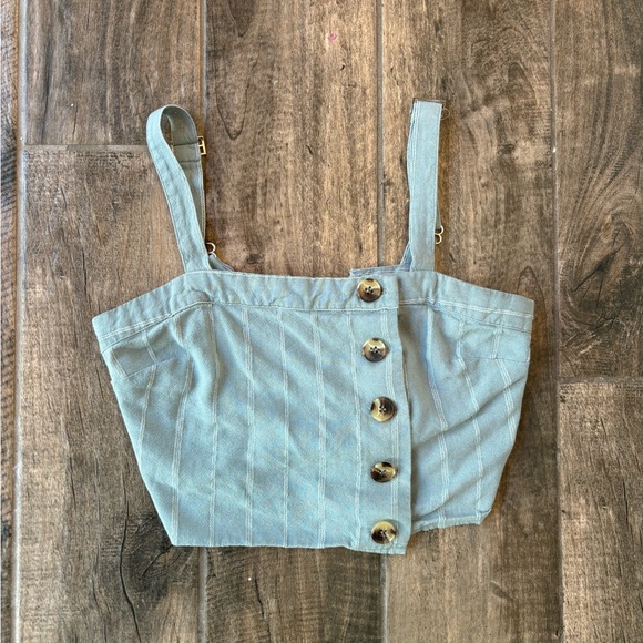 Tilly’s Striped Crop Tank Top - Picture 4 of 10